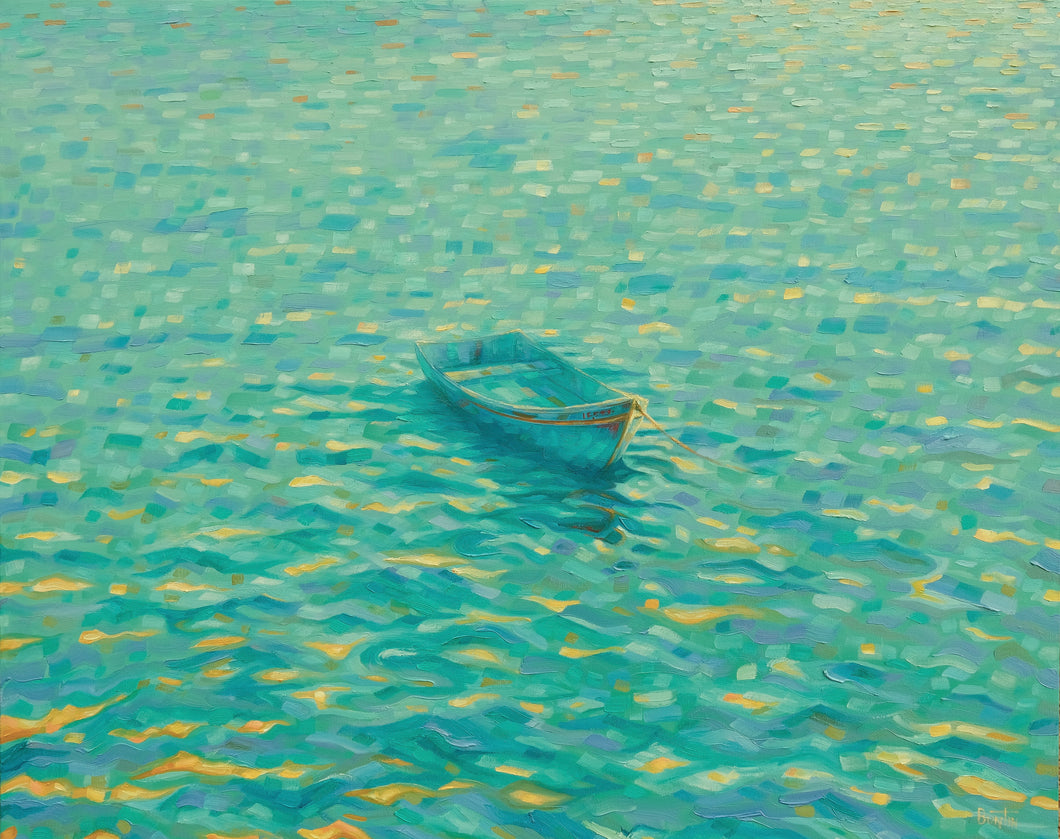 Mediterranean Morning Original Oil on Canvas 80x100cm